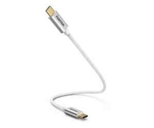 Hama charging-/ Datacable USB Type-C to Type-C 0,2m white