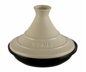 Staub Tajine hrnec 20cm kulaty kremovy litina