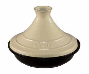 Staub Tajine hrnec 28cm kulaty kremovy litina