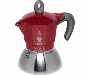 Bialetti MOKA na 2 šálky cervená vhodná pro indukci