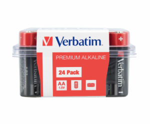 1x24 Verbatim alkalicky Batterie Mignon AA LR6           ...