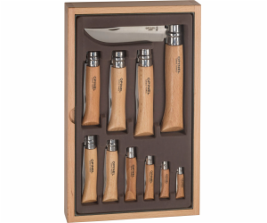 Opinel Collector Set Wood Box 10-piece Pocket Knives