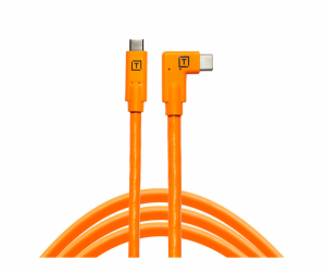 Tether Tools TetherPro USB-C to USB-C Right Angle orange