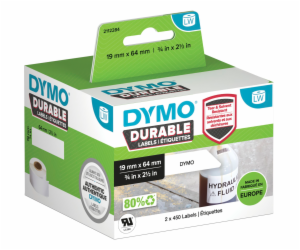 Dymo etikety/stitky 19 x 64 mm bila 2x 450 ks