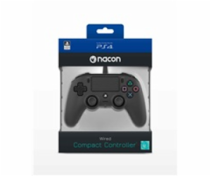 Nacon Wired Compact Controller, pro PS4, černý