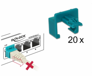 Delock RJ45 bezpečnostní spona startovací sada 20 kusů