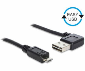 DeLOCK EASY-USB 2.0 kabel, USB-A konektor 90° > Micro-USB...