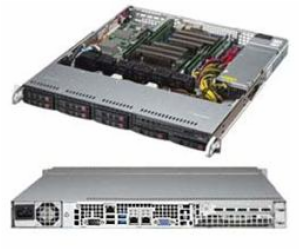 SUPERMICRO 1U chassis 8x 2,5" HS SAS3/SATA (2x NVMe), 600...