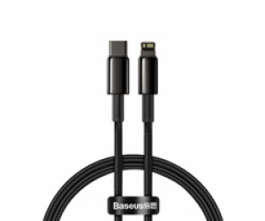 Kabel BASEUS USB TypeC M, Lightning M, 1m, černý CATLWJ-01