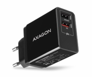 AXAGON ACU-QS24, QC & SMART nabíjačka do siete 24W, 2x po...