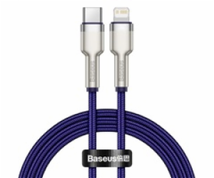 Kabel USB-C pro Lightning Baseus Cafule, PD, 20W, 1m (zel...