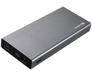 Sandberg Powerbank USB-C PD 100W, 20000 mAh, černá