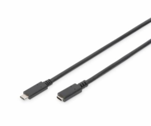 Digitus Prodlužovací kabel USB typu C, typ C samec/ samic...