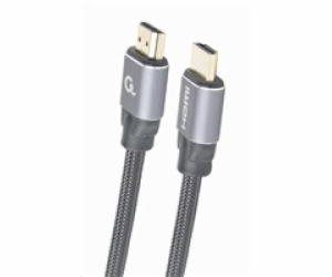 GEMBIRD Kabel HDMI 2.0, 2m, opletený, černý, blister