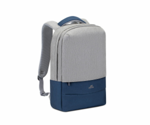 RIVACASE 7562 grey/dark blue anti-theft Laptop backpack 15.6