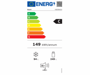 Bosch KGE39AICA Serie 6 kombinovaná chladnička