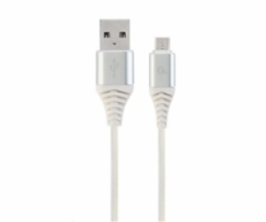 GEMBIRD Kabel USB 2.0 AM na MicroUSB (AM/BM), 1m, opleten...