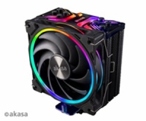 AKASA chladič CPU SOHO H4, Premium CPU cooler,4 Heatpipes...