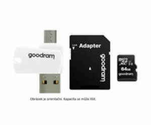 GOODRAM microSDXC karta 64GB M1A4 All-in-one (R:100/W:10 ...