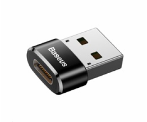 Baseus adaptér USB samec na USB-C samice 3A, černá