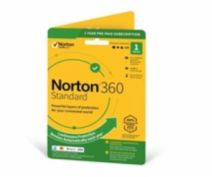 NORTON 360 STANDARD 10GB + VPN 1 uživatel pro 1 zařízení ...