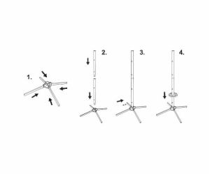 Stojan Compass na pneumatiky, max. 225mm 