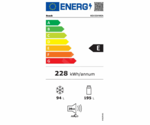 Bosch KGV33VWEA Serie 4 kombinovaná chladnička