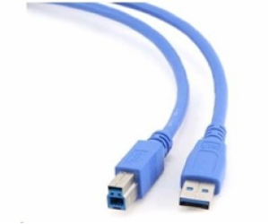 GEMBIRD Kabel USB 3.0 A-B propojovací 3m (modrý)