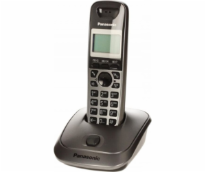 Stolní telefon Panasonic KX-TG2511PDM černo-stříbrný