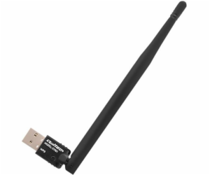 Qoltec 57001 Bezdrátový USB Wi-Fi adaptér Qoltec s anténou