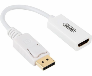 AV Unitek DisplayPort - HDMI adaptér bílý (Y-6332)