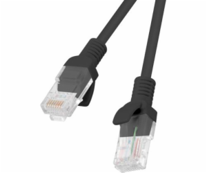 Lanberg Patchcord, Cat5e, nestíněný, 15m, černý (PCU5-10C...