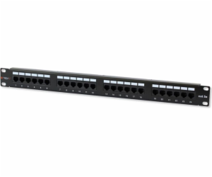 Techly 1U UTP 24xR J45 Cat.5e, patch panel