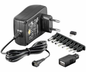 Techly  3-12V, 1.5A 18W Univerzální adaptér