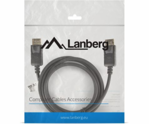 Kabel Lanberg DisplayPort – DisplayPort 1,8 m černý (CA-D...