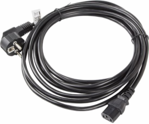 Lanberg CEE 7/7 - IEC 320 C13 napájecí kabel, 5m, černý (...