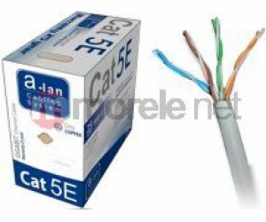 F / UTP kat.5E Kabel Eca 24AWG LSOH 305m - záruka 25 let