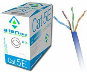 ALANTEC U/UTP cat.5e PVC Eca 4PR 305m cable (BLUE sheath)