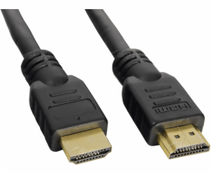 Akyga Kabel HDMI 1.4 (M), Full HD/4K 10.2Gbps, černý 10m