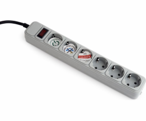 Gembird SPG6-B-6C power extension 1.8 m 6 AC outlet(s)