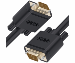 Unitek D-Sub (VGA) - D-Sub (VGA) kabel 1m černý (Y-C511G)