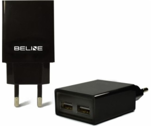 Black Charger Beline 2xusb 2a (Beli0012)