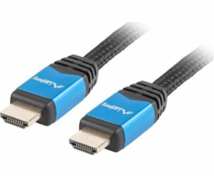 LANBERG HDMI M / M 2.0 kabel 3m, CU, černý, Premium