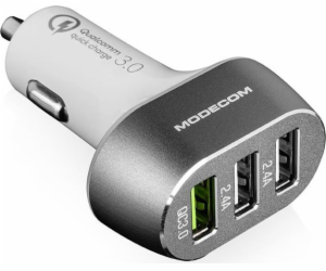 Car Charger Modecom Micro Usb 3 x USB