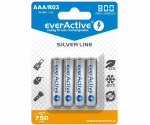 everActive Battery Silver Line AAA / R03 800mAh 4 ks.