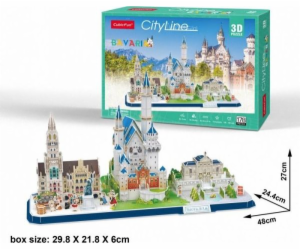 Cubicfun Puzzle 3D City Line Bavorsko