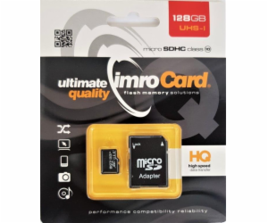 IMRO 10/128G UHS-I ADP memory card 128 GB MicroSDHC Class 10