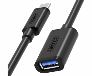 Kabel USB Unitek TYP-C TO USB AF 0,15 m (Y-C476BK)