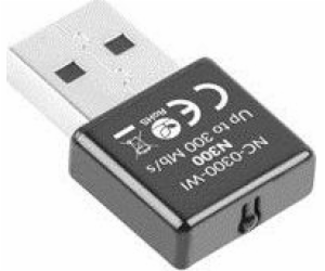 Lanberg USB N300 síťový adaptér (NC-0300-WI)