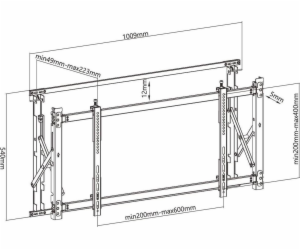 Uchwyt do TV 46-52 Digital Signage MC-845 